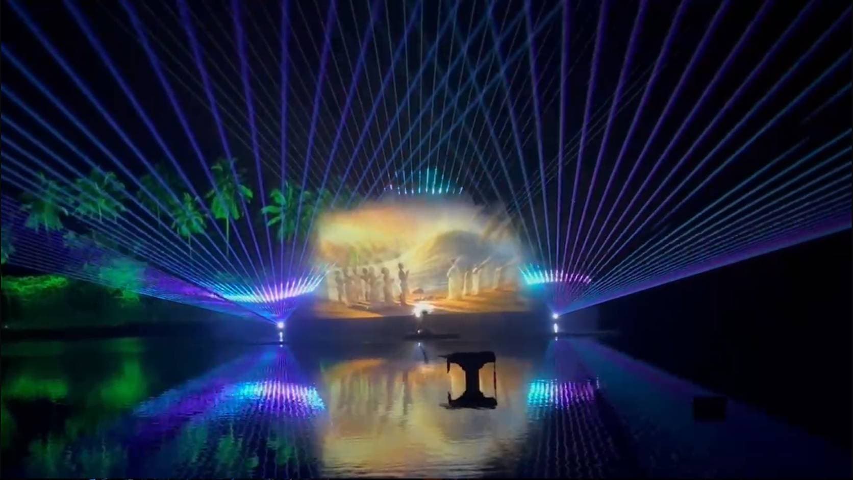 Water Projection AI Show